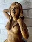 19  Old Mold Lady Ship s Masthead Woodcarving For Making Paper Mache Figurine
