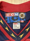  rare  Vtg New - 90s Atlanta Thrashers Ccm Hockey Jersey Adult S  Youth L xl