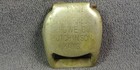 1900s Hutchinson Kansas City Harness Hardware Brass Nickel Plate Harness Buckle