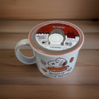 Peanuts Fall Snoopy    sweater Weather    24 Oz Soup coffee Mug W h Vent Lid Nwt