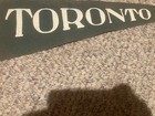 Vintage Toronto Ont  Ontario Canada Souvenir Flag Banner Pennant - Fast Shipper