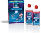 Clear Care Plus Contact Lens Cleaning Liquid Solution With Hydraglyde Twin Pack