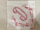 Madeira Single Hanky Embroidered   Monogrammed    d    Sizes 16    Square Vintage