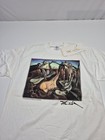 Vintage Salvador Dali Museum Shirt Men s Large White Graphic Tee Lot 3 Jerzees