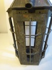 Rare Early Antique Primitive  hanging Cage Candle Lantern  Nice Early Primitive