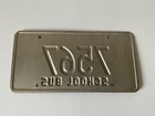 Nice 1989 Massachusetts School Bus License Plate All Original