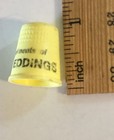 Compliments Of Rick Eddings Thimble Vintage Souvenir Collectible