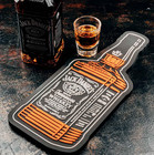 Jack Daniel  s Large Bottle Bar Mat - Non-slip Drink Pad For Bars Jd-38516