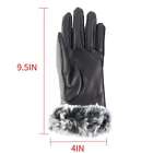 Women s Ladies Lambskin Leather Gloves Thermal Winter Warm Driving Soft Lining
