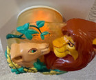 Vtg Disney The Lion Night Pvc Nightlight Nala   Simba Kid s Bedroom Light Decor