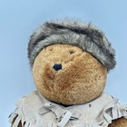 Vintage Bearland Fancy Zoo Daniel Boone Jointed Bear Plush Stuffed Animal Rare