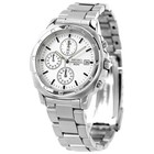 Seiko Snd187p1 Snd187 Chronograph White Textured Dial Men s Watch Genuine New