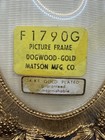 Vintage 1960 s Matson 24kt Gold-plated Oval Photo Frame Dogwood Bird Flower 5 5 
