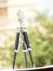 Brass Antique Double Barrel Telescope With Stand Brass Chrome  Handmade Item 