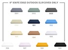 8  Thickness Knife Edge Outdoor Daybed Mattress Fitted Sheet Slip Cover Only
