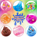 12 Cups Diy Slime Kit Crystal Clear Slime Making Set For Girls