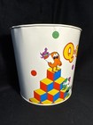 Vintage 1983 Q bert Metal Trash Can Mylstar Electronics Inc  Qbert Q Bert Rare