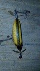 Vintage Heddon Wood Sos Fishing Lure Good Color