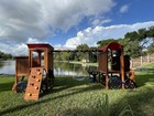 Brand New Little Tikes Wooden Backyard Swing Set Playground  read Description 