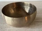 Vtg Hammered Bronze Singing Bowl Tibetan Buddhist Meditation Yoga 6    Makers Mark