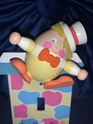 Vintage Humpty Dumpty Light Switch Plate Cover By Irmi Wood Figural Nursery Lamp