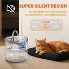 Cat Water Fountain 61oz 1 8l Stainless Steel Automatic Pet Dog Water Fountain