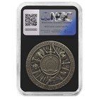 2023 Achilles 2 Oz High Relief Silver Antiqued   Gold Gilded Ngcx Ms10