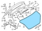 2011-2018 Audi A8 Quattro - Trunk Lid Seal   Weather Stripping 4h0827705b