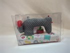 New Dritz Collectible Grey Pin Cushion Sewing Machine Whimsy Cute Gift