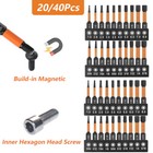 Hex Key Allen Bit Set Quick Change Connect Impact Driver Power Drill Metric Long