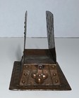 Arts   Crafts Hand Hammered Copper Letter Rack Holder Antique