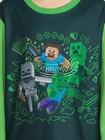 New Minecraft Boys Size 14 16  xl  Pajamas Flannel 2-piece Set Survival Mode Nwt