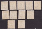 Brunei Stamps 1952 Sultan Omar Ali Saifuddin Hinged Mint Sg100 110 Cv   24 35