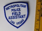 Metropolitan Police Field Assistant Las Vegas Patch Shoulder Crest Police Nevada