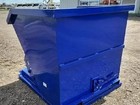 Self-dumping Hopper     1 Cubic Yard  Heavy Duty Steel  Forklift   Skid Steer Use