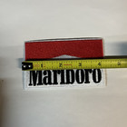 Lot Of  4  Vintage Marlboro Cigarettes Smoking Tobacco Embroidery Patch Patches