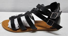 New Amazon Essentials Womens Size 8 Black Gladiator Flat Sandal Strappy