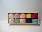 Vintage Star Darning   Mending Sewing Cotton Thread In Box   10 Balls   2 Ply