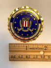 Fbi Department Of Justice Insignia Medallions Enamel Metal New Federal Bureau