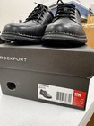 Rockport Encounter K70775 Men s Black Leather Lace-up Round Toe Dress Shoes 11w