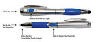 5pc 3-in-1 Touch Screen Pen Stylus Led Flashlight Universal For Iphone Tablet Pc