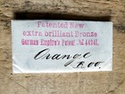Antique German Empire Brilliant Bronze Powder Orange Roo Metallic Dust Pigment