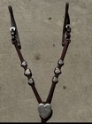 Vintage Vogt Sterling Silver Heart Conchos Breast Collar