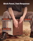 Vevor Cajon Box Drum Wooden Birchwood  compact Percussion Instrument Snare Wires