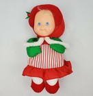 Vintage Fisher Price Puffalump Christmas Baby Doll Plush Nylon Parachute