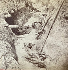 Civil War Confederate Ft Mahone 3rd Battle Of Petersburg Battle Photo Stereoview