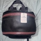 Nwt Disney X Coach Poison Apple Academy Black Leather Backpack 