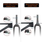 Carbon Fiber Rigid Fork Mountain Bike Thru Axle Hard Fork 15 100mm 26 27 5 29er