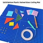 Stained Glass Cutting Mat  Solid Bottom Plastic Grid  Stained Glass Tools And   