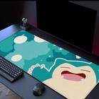 Snorlax Gaming Mouse Pad 15x35in